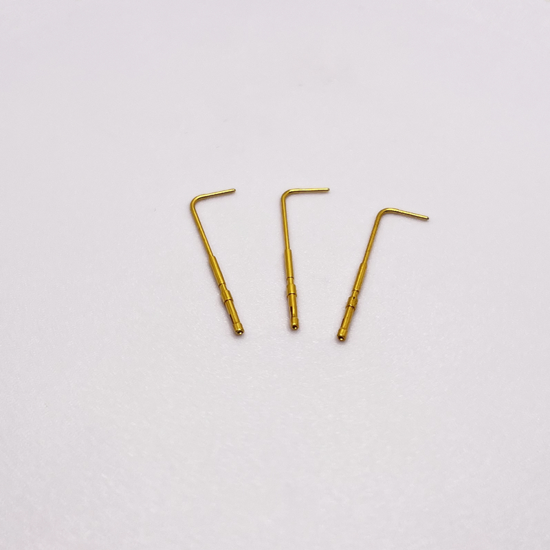 0.65x27mm 直角光纤连接器端子医疗设备连接器接触针